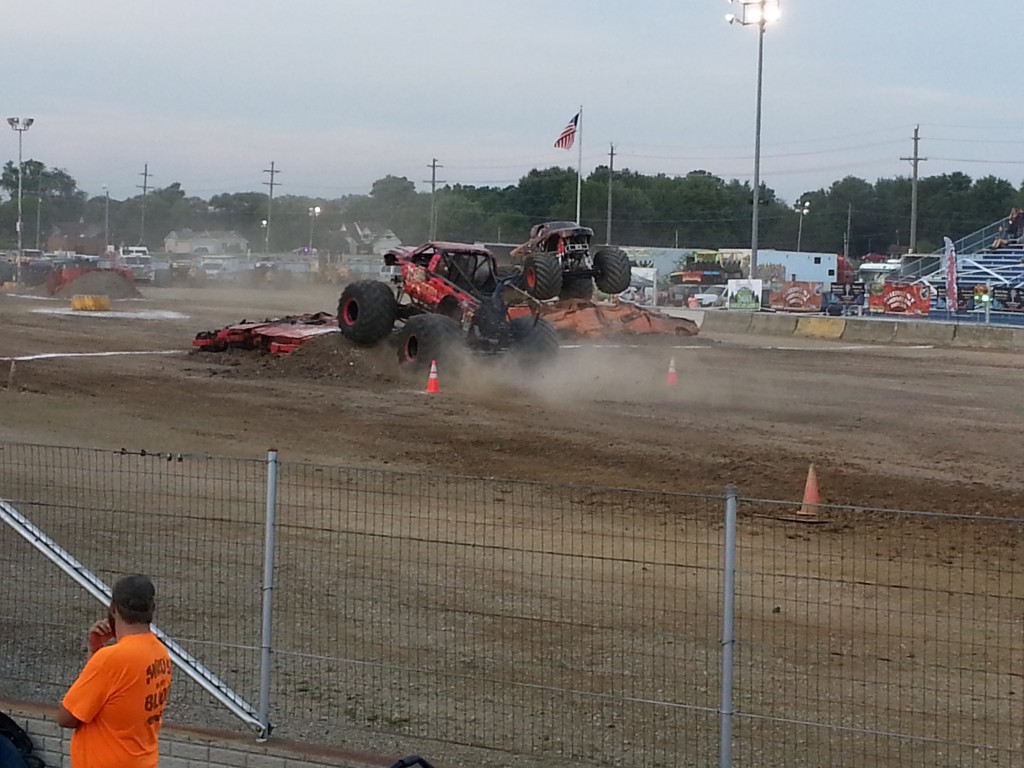 Monster truck time trials