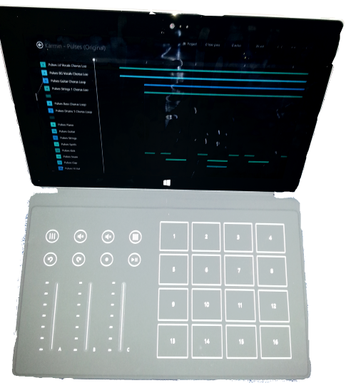 Surface Music Kit Cover and App