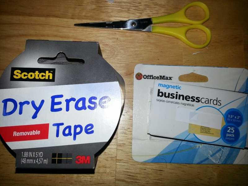 Dry Erase Tape – somewhat abstract