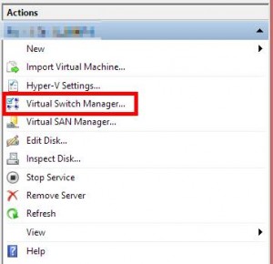 HyperV Virtual Switch Manager